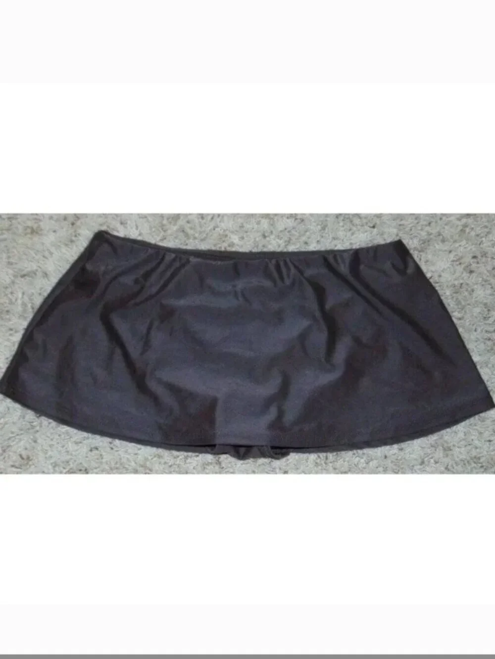 Apt 9 Swim Skirt Womens 12 Brown Swimsuit Attached Bikini Brief Bottoms
